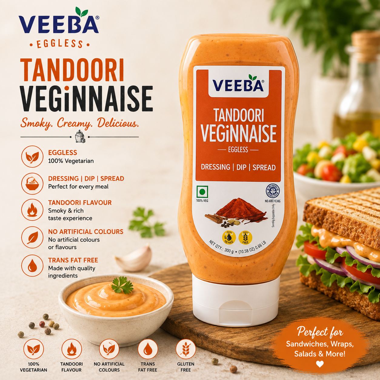 Veeba Veginnaise Tandoori