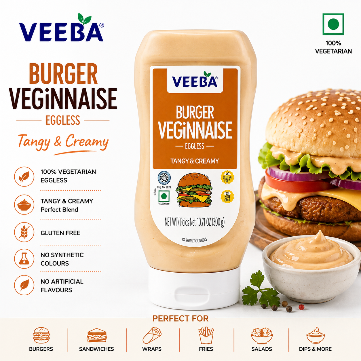 Veeba Veginnaise Burger