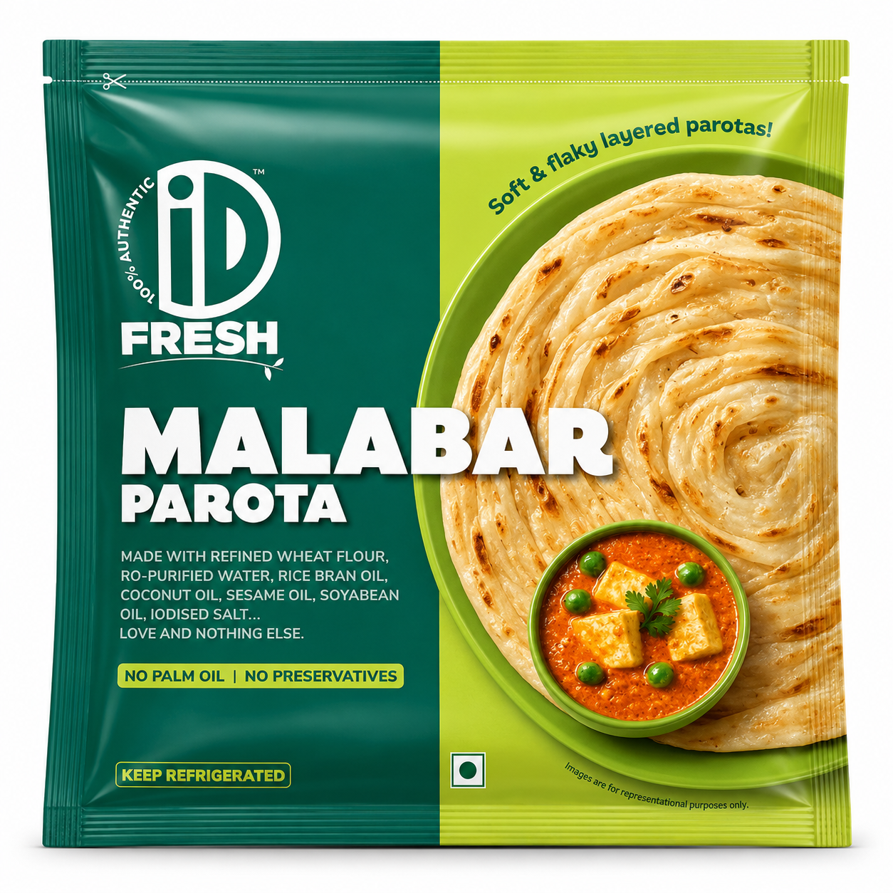 iD Frozen Malabar Paratha