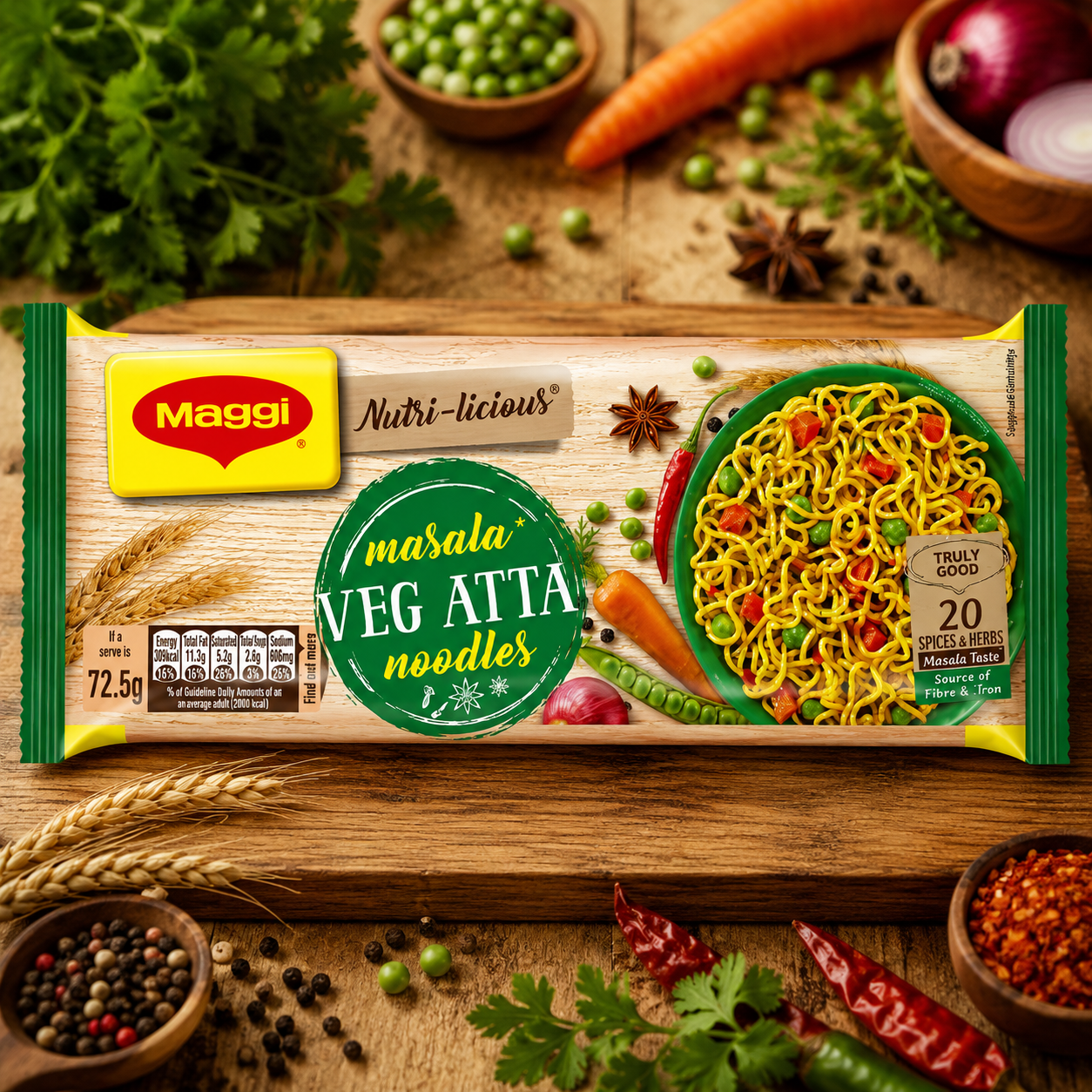 Maggi Noodles Veg Atta