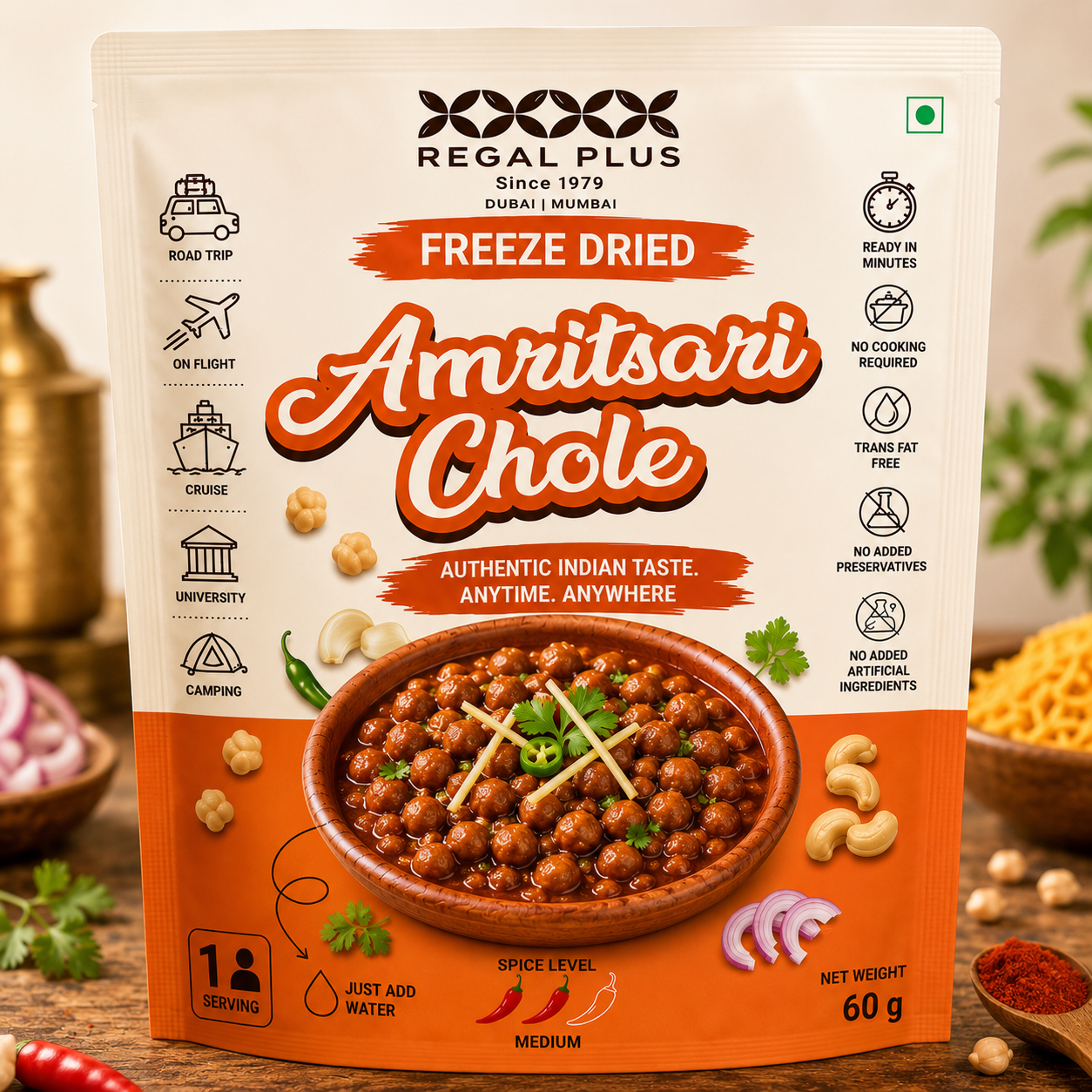 Freeze Dried Amritsari Chole
