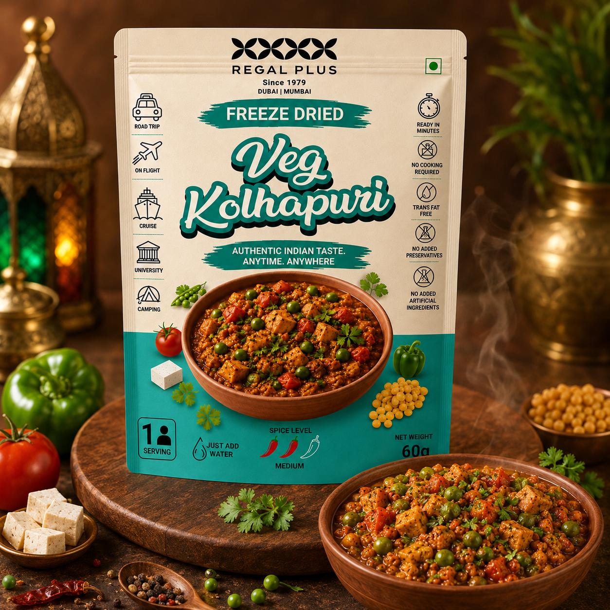 Freeze Dried Veg Kolhapuri