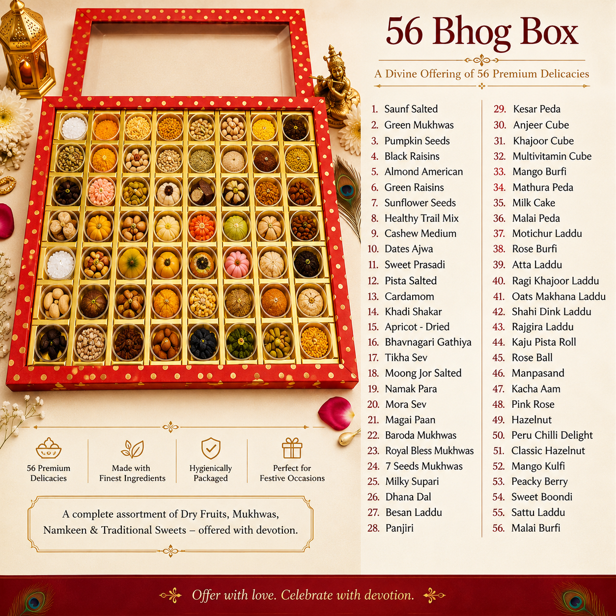 56 Bhog Janmashtami Gift Box