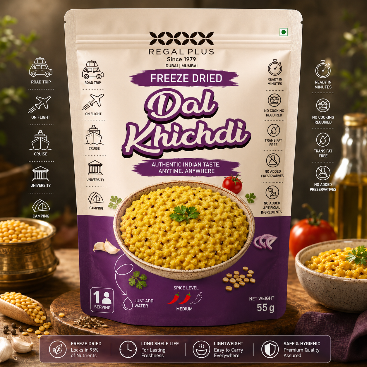 Freeze Dried Dal Khichdi