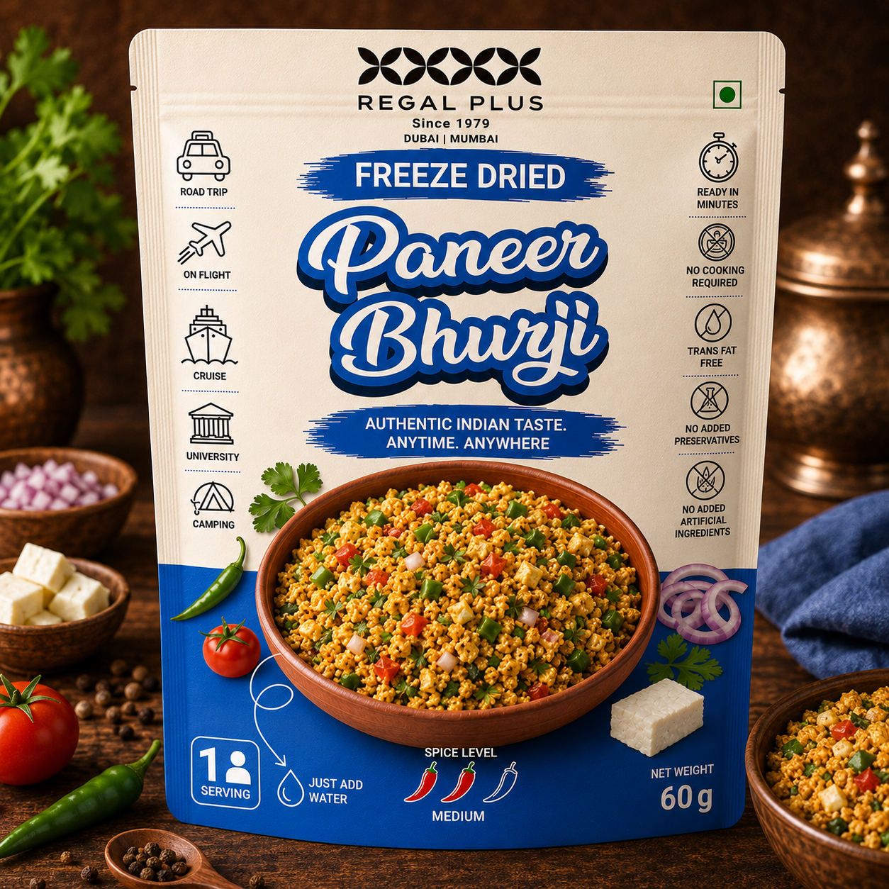 Freeze Dried Paneer Bhurji