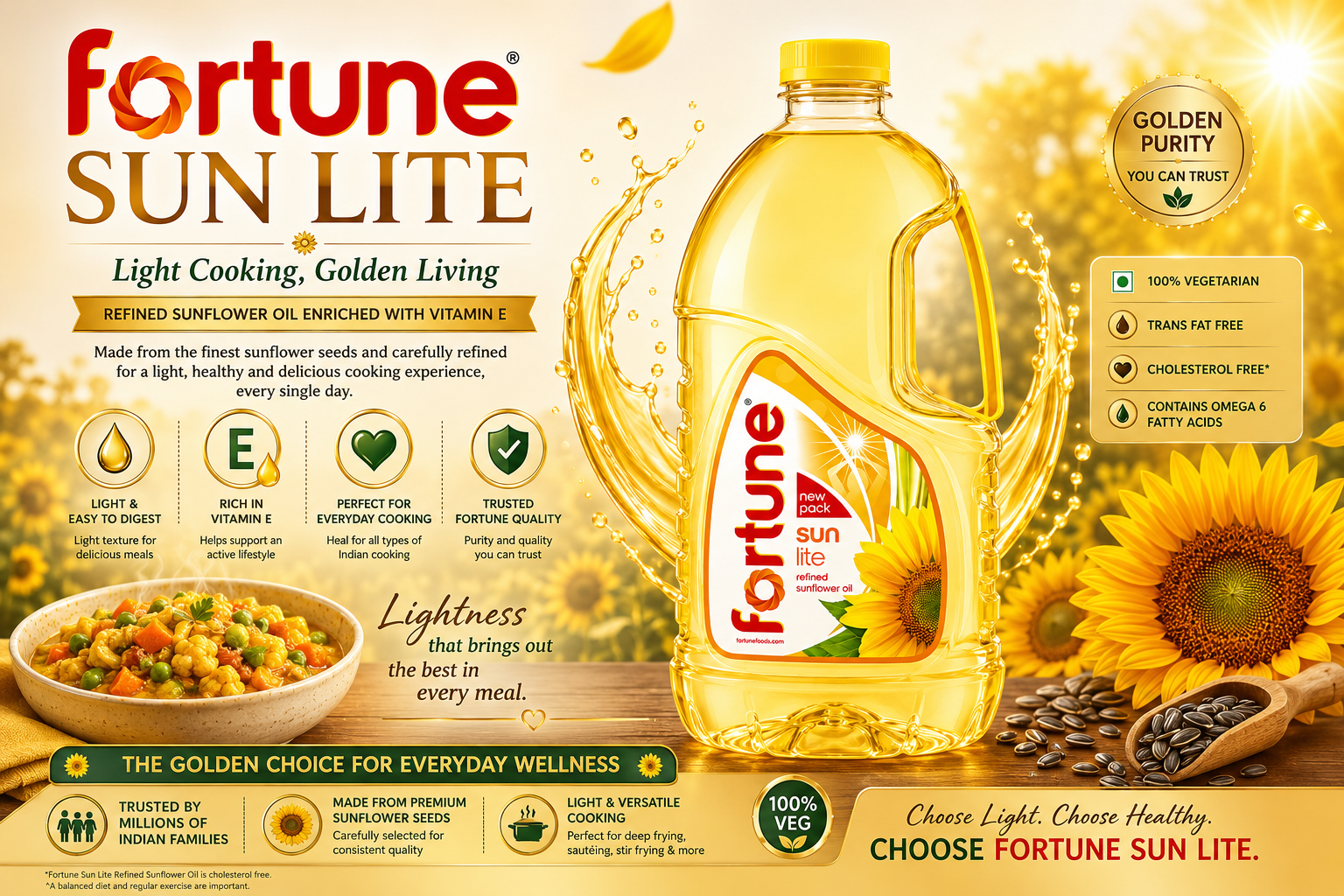 Fortune Sun Lite Sunflower Oil
