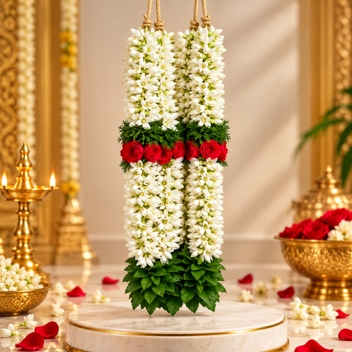 Fresh Gulchadi Garland