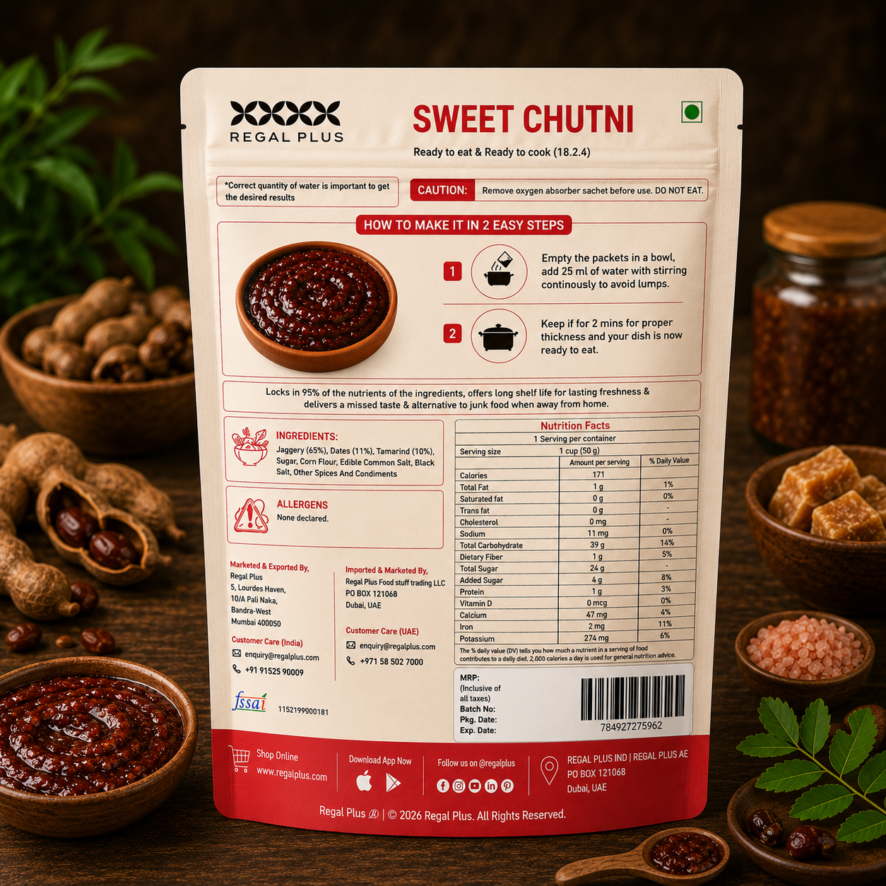 Freeze Dried Sweet Chutni