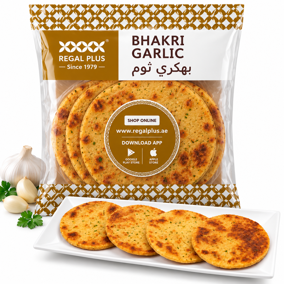 Bhakri Garlic