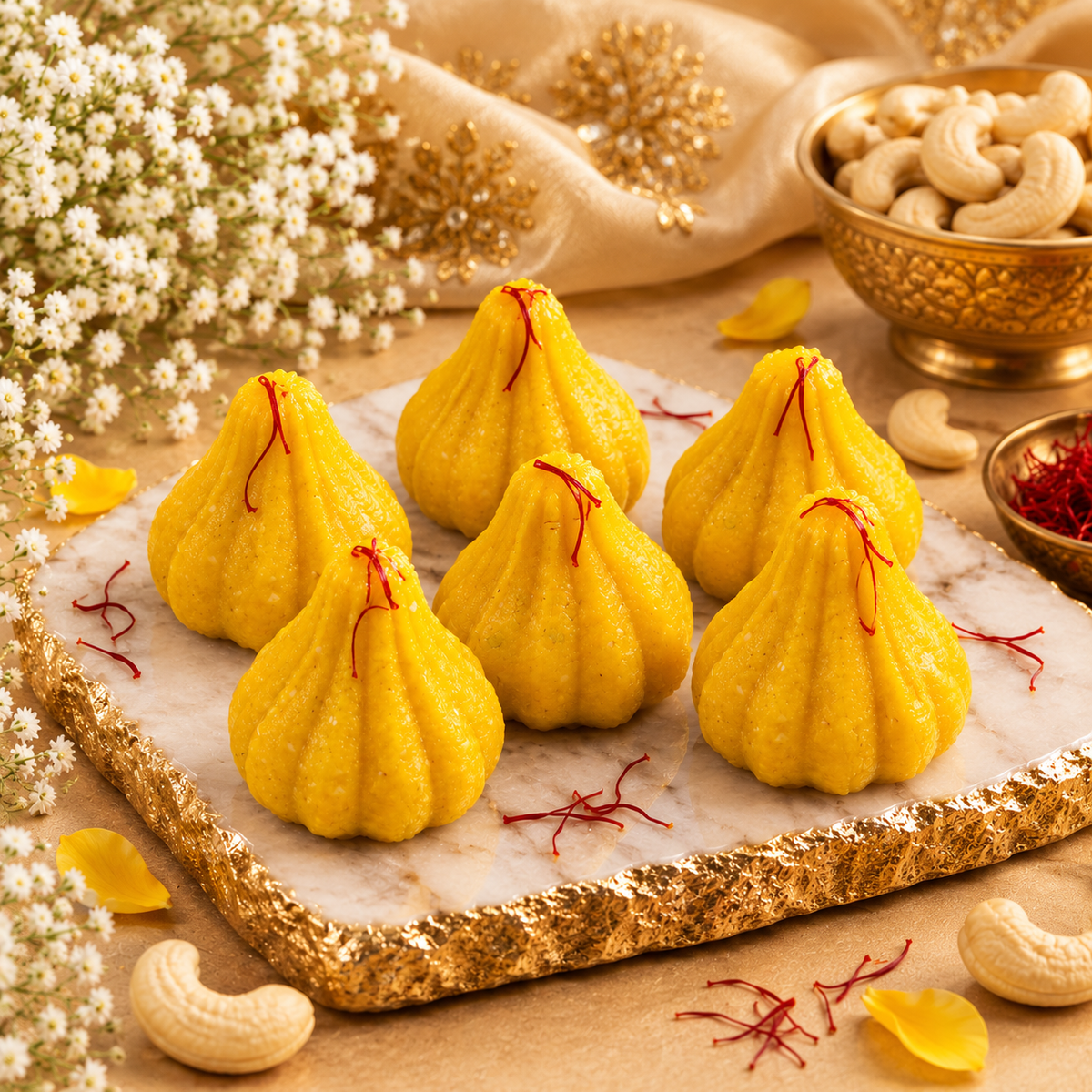 Modak Kaju Kesar