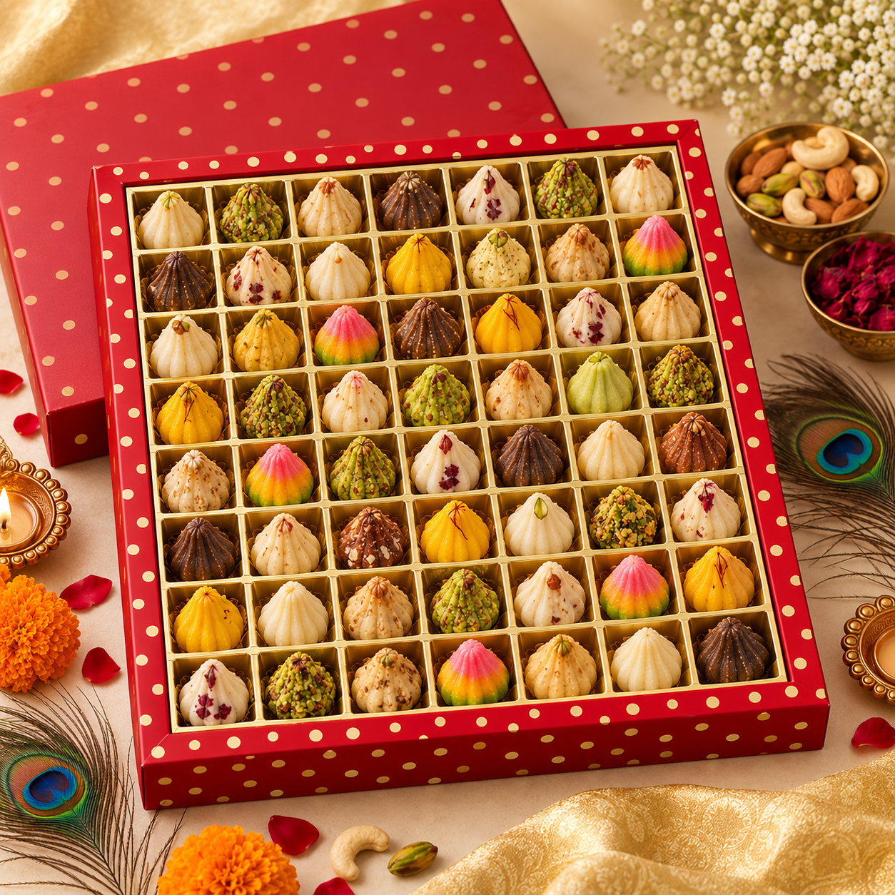 56 Bhog Modak  Box