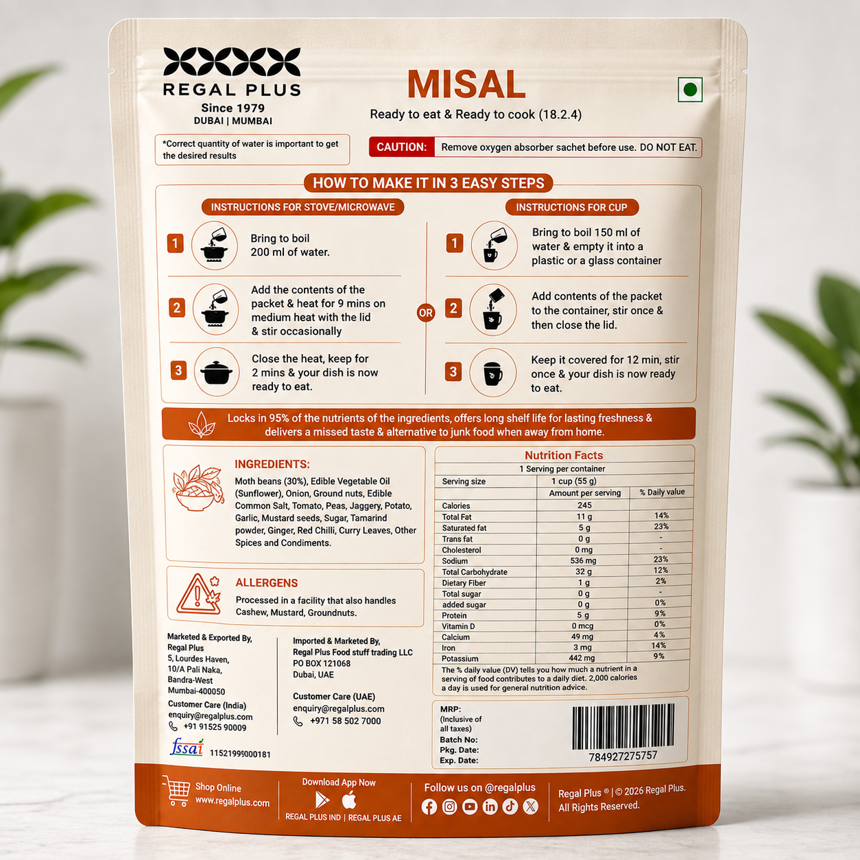 Freeze Dried Misal
