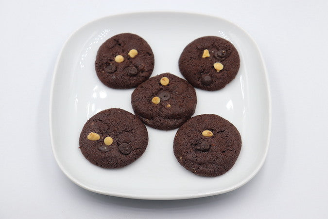 Chewy Double Chocolate Chip Cookies