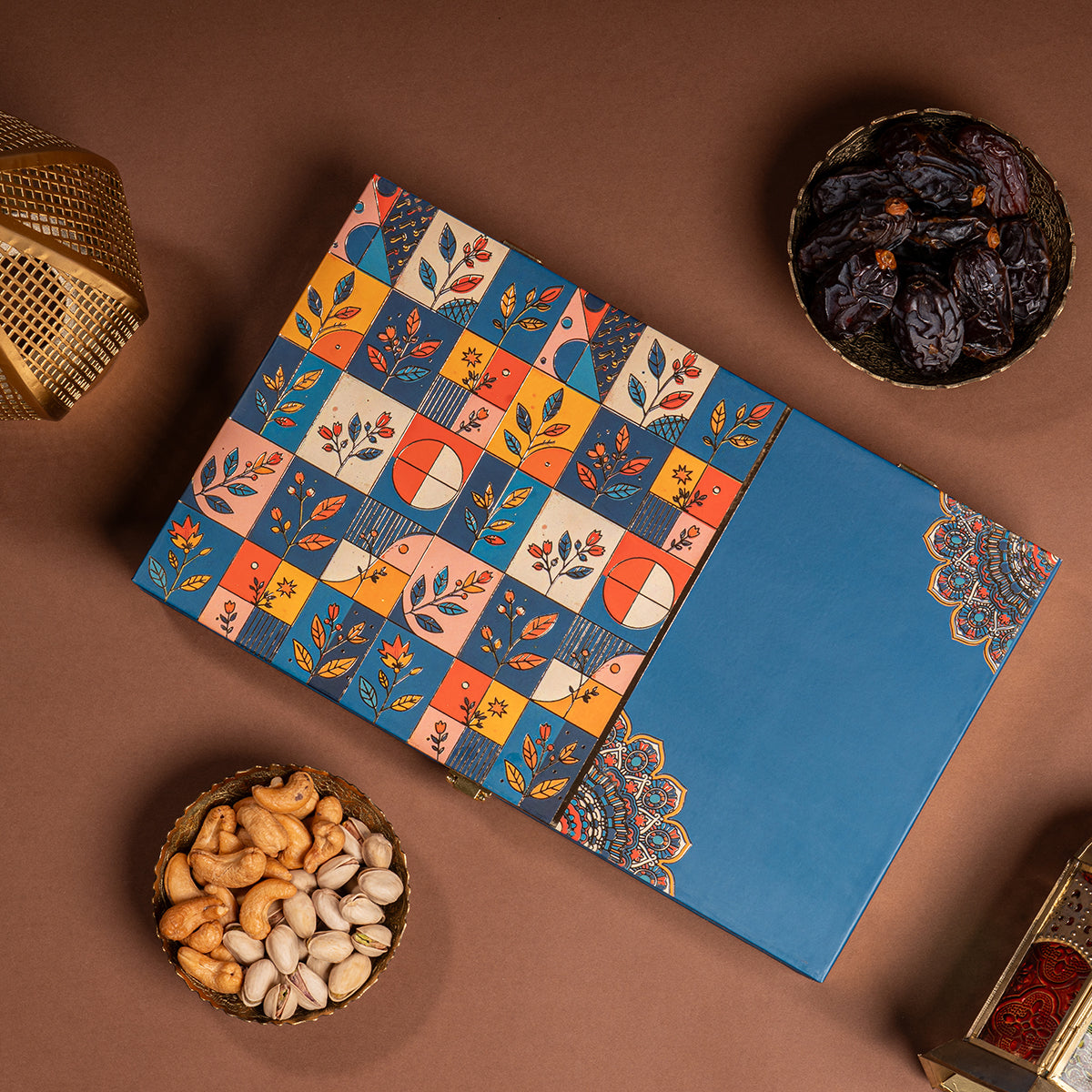 Ramadan Gift Box Blue Wooden