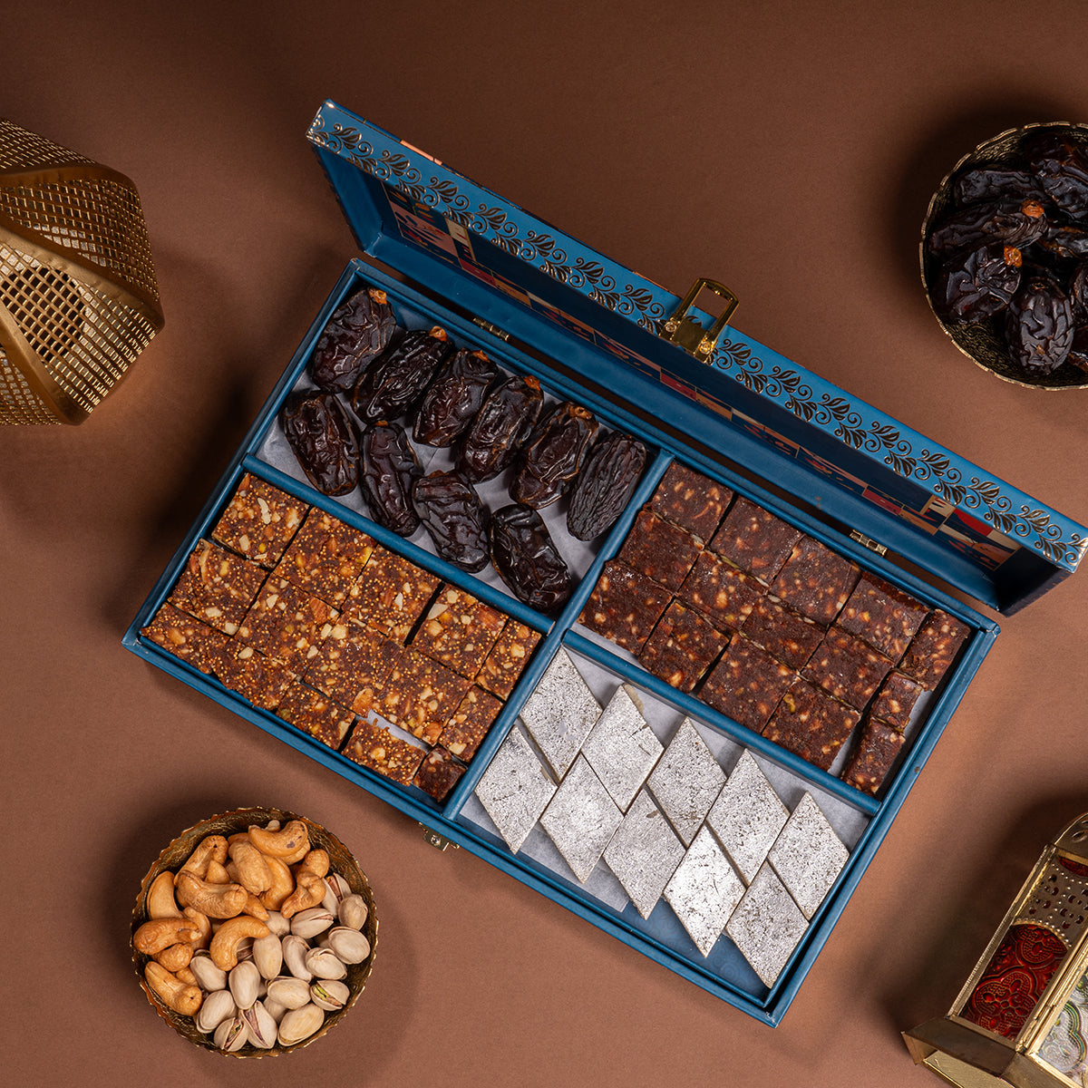 Ramadan Gift Box Blue Wooden