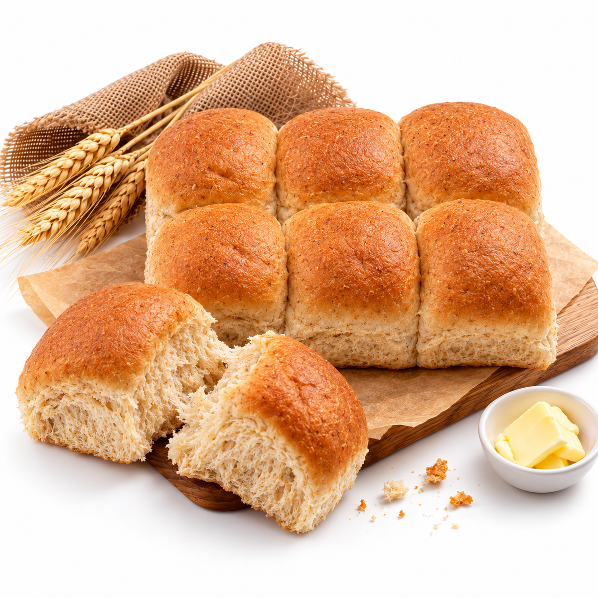 Whole Wheat Mumbai Pav