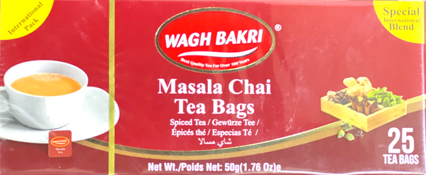 Wagh Bakri Masala Chai Tea Bags