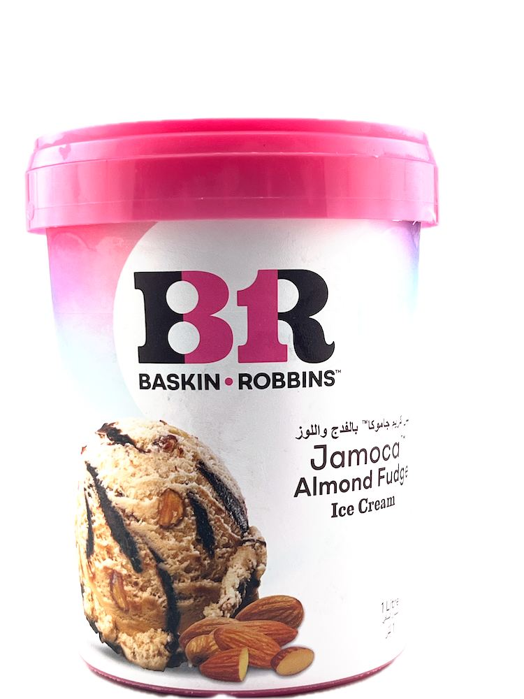 Baskin Robbins Jamaica Almond Fudge Ice Cream