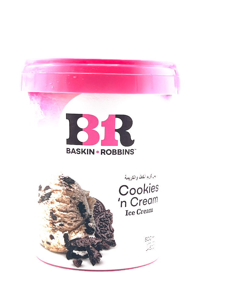 Baskin Robbins Cookies 'n Cream Ice Cream