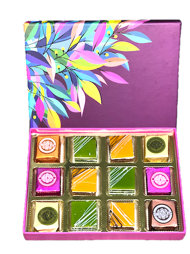 Gift Box Mithai Leaves 12Pc