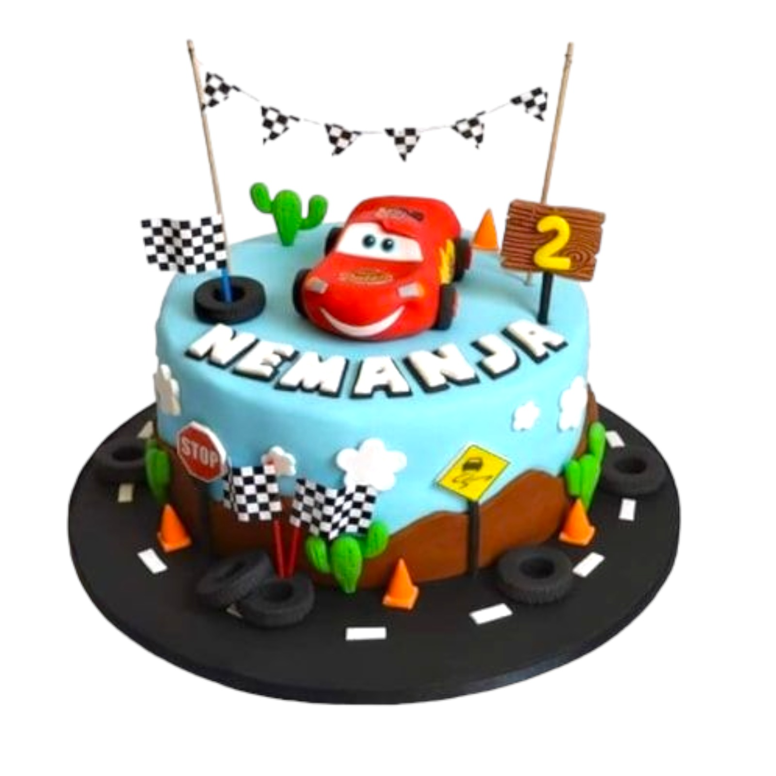 Kids Birthday Cakes | McQueen Car 3D Cake | Indian Sweets | Mithai ...