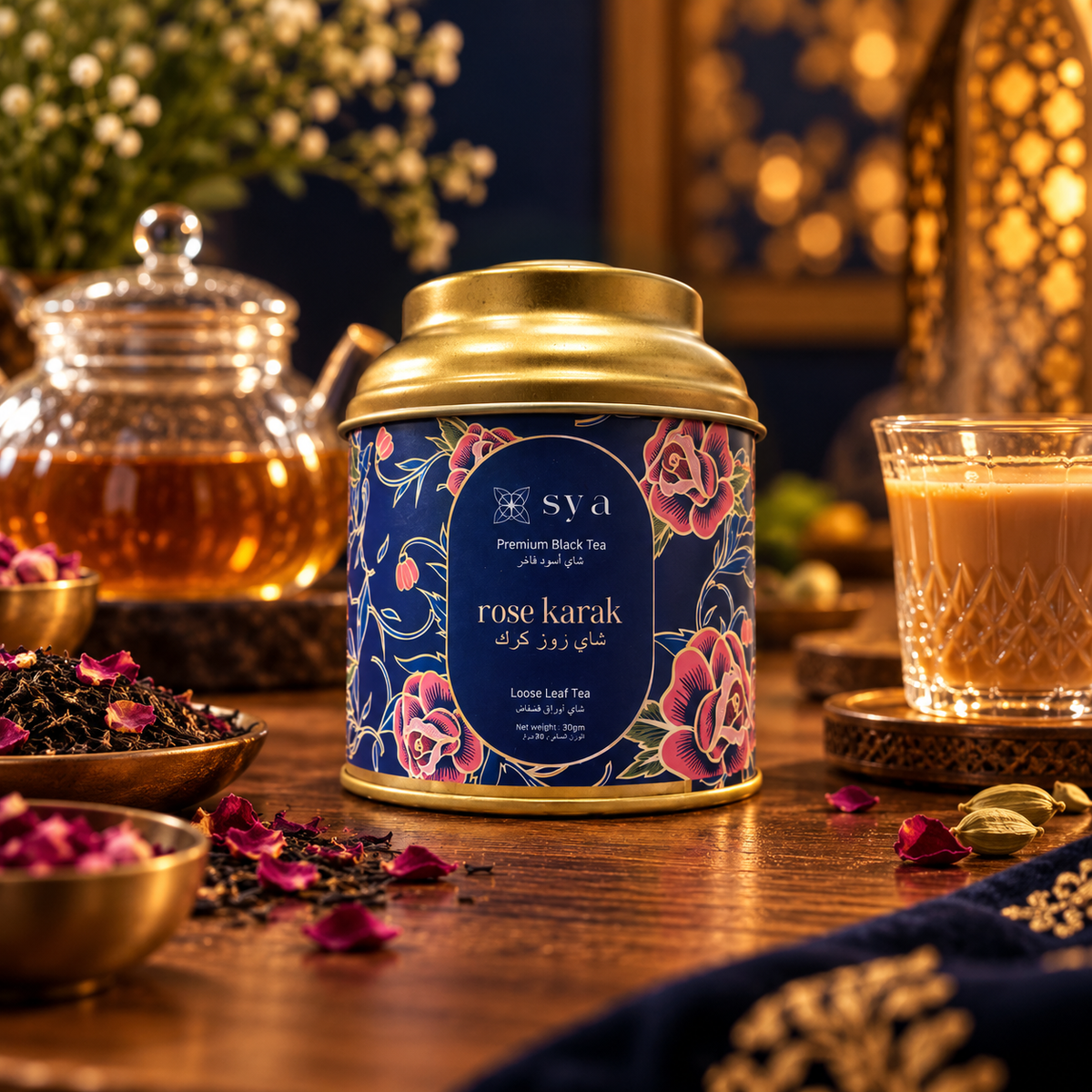 Sya Rose Karak Black Tea (Loose Leaf)
