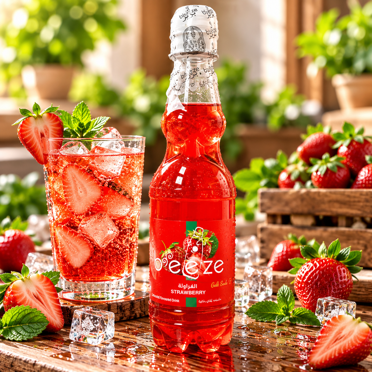 Breeze Strawberry Goli Soda