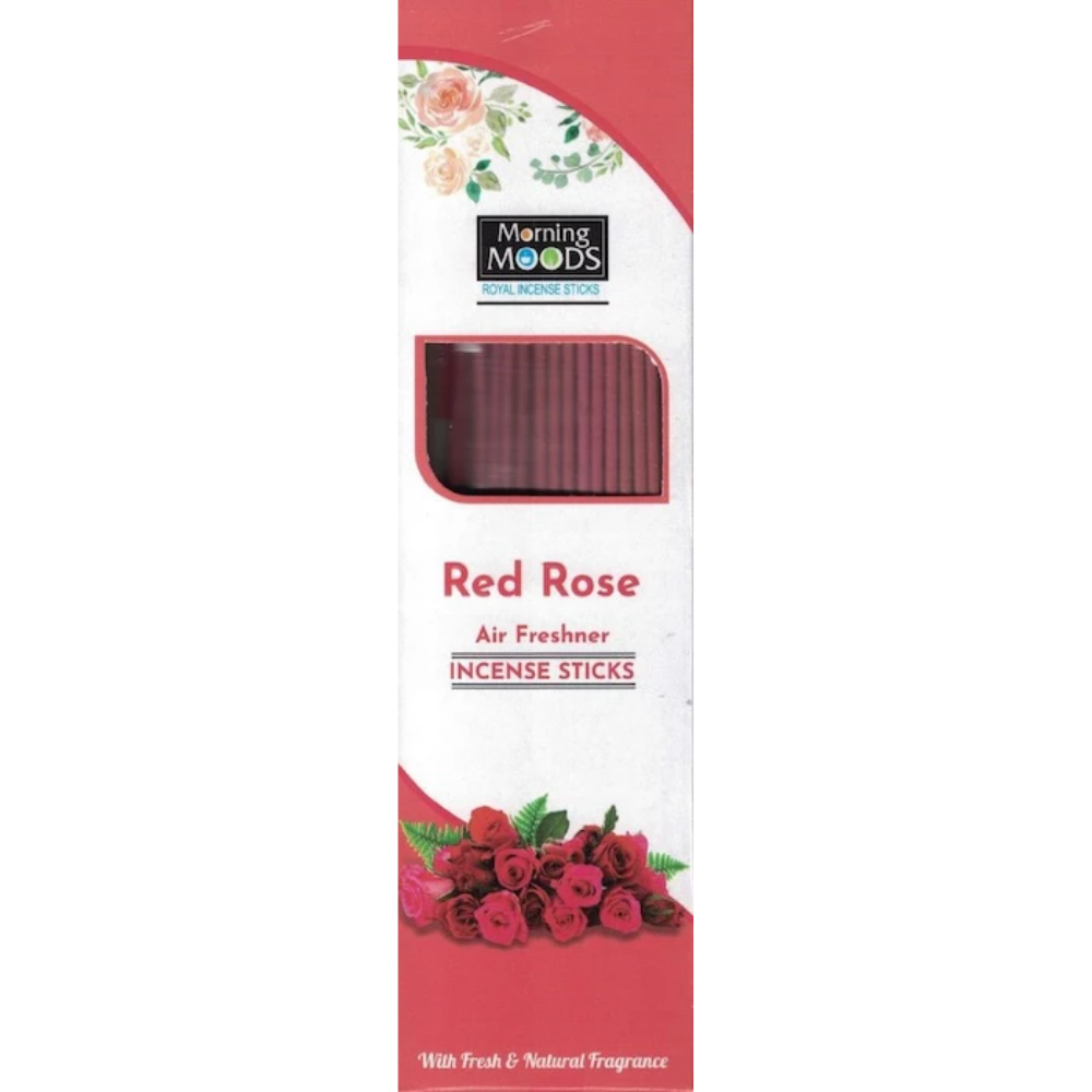 Morning Moods Red Rose Incense Sticks