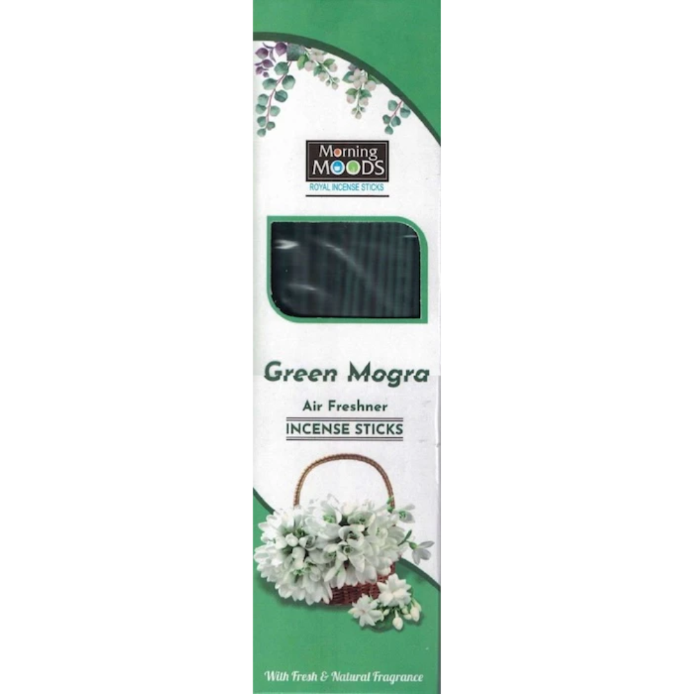 Morning Moods Green Mogra Incense Sticks