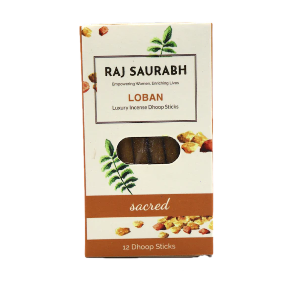 Raj Saurabh Loban Dhoop Sticks (Charcoal Free)