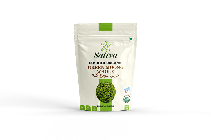 Sattva Organic Green Moong Whole