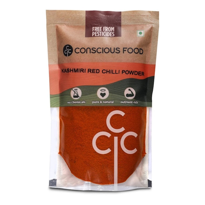 Conscious Food Organic Kashmiri Chilli  Powder Conscious Food