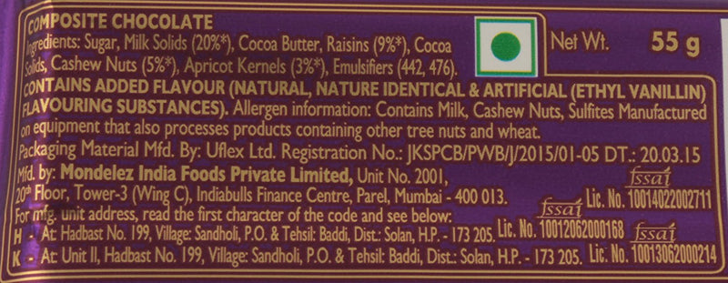 Cadbury Silk Fruit Nut