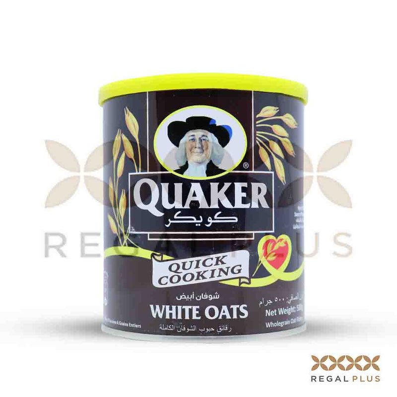 Quaker White Oats Tin