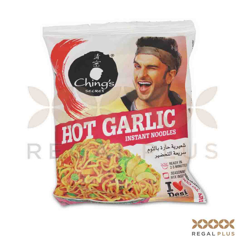 Chings Hot Garlic Noodles Packet